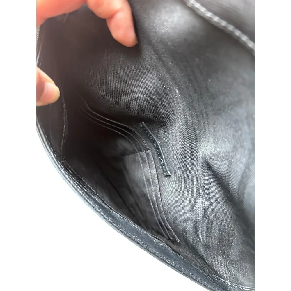 Rebecca Minkoff Black Zipper Clutch 11